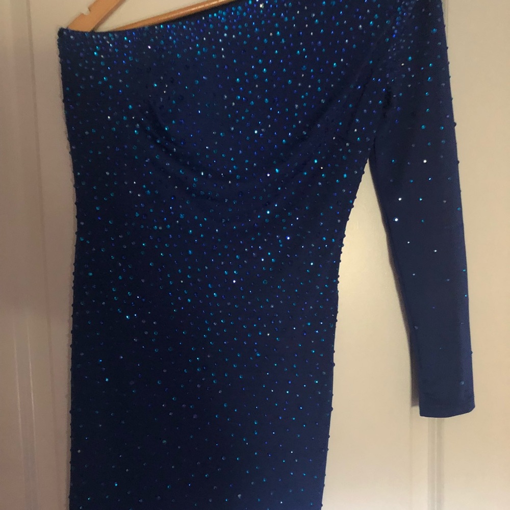 Royal blue evening dress. Worn one time